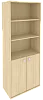 Офисный шкаф высокий для документов полуоткрытый Style